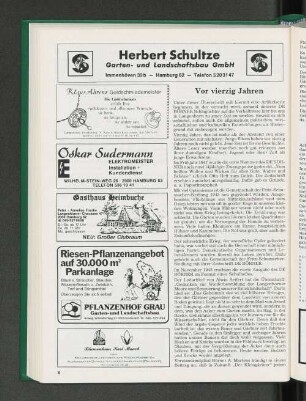 Vor vierzig Jahren