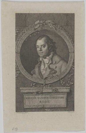 Bildnis des Iohann Ioachim Christoph Bode