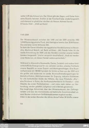 VAR–DDR