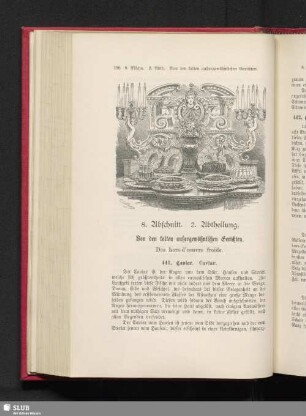 8. Abschnitt. 2. Abtheilung. Von den kalten außergewöhnlichen Gerichten