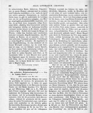 Noack, L.: Die speculative Religionswissenschaft im encyclopädischen Organismus ihrer besonderen Disciplinen. Darmstadt: Leske 1847 Auch u. d. T.: Die theologische Encyclopädie als System (Beschluss von Nr. 48)