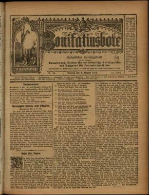 Ausgabe vom Sonntag, den 06. Oktober 1918.