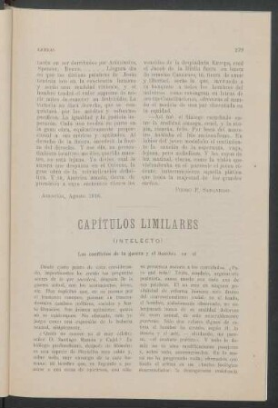 Capítulos limilares
