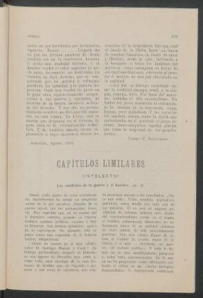 Capítulos limilares