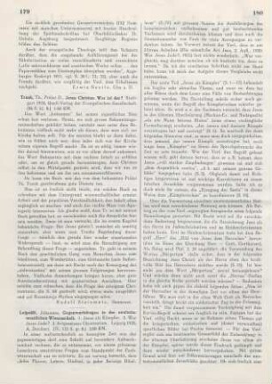 179 [Rezension] Traub, Theodor, Jesus Christus