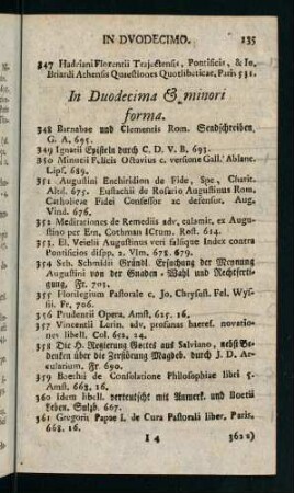 135-136, In Duodecimo & minori forma