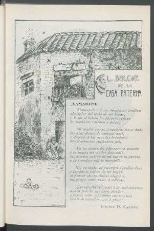 El balcón de la Casa Paterna : (Lamartine)