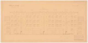 Siedlung Attilahöhe, Berlin-Tempelhof: Tankredstraße 11-15: Aufriss Straßenseite 1:50