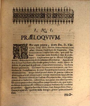 Disp. exhibens pentada problēmatōn philosophicorum de concursu causae primae ad causarum secundarum actiones