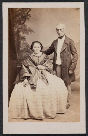 Doppelporträt (Gottfried und Christel Höppner?) : Doppelporträt (Gottfried und Christel Höppner?). Visitfoto