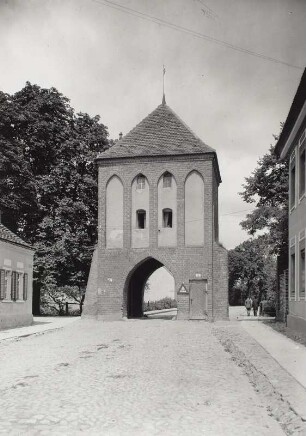 Soldin, Pyritzer Tor : Soldin (Mysliborz/Polen). Pyritzer Tor. Stadtseite