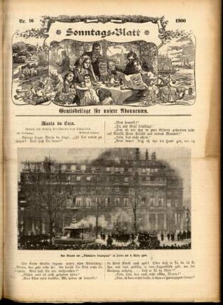 Ausgabe vom Sonntag, den 22. April 1900.