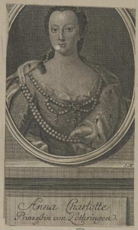 Bildnis der Anna Charlotte, Prinzessin von Lothringen