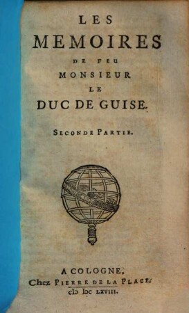 Les mémoires De Feu Monsieur Le Duc De Guise. 2