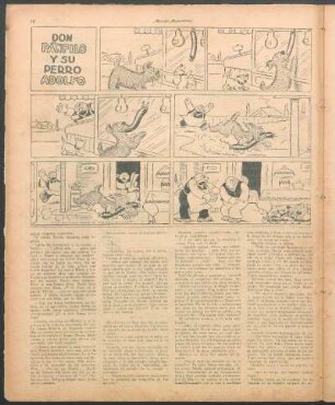 Don Pánfilo y su perro Adolfo [Cómic]