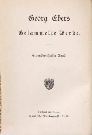 Gesammelte Werke, 31