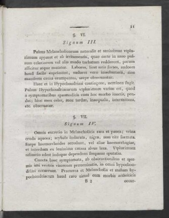§. VII. Signum IV.