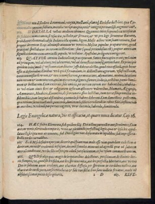 Legis Evangelicae natura, vis et efficacia ... Cap. 16.