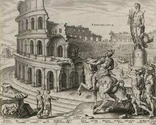 Das Kolosseum in Rom, Blatt 8 aus der Folge "Die acht Weltwunder"