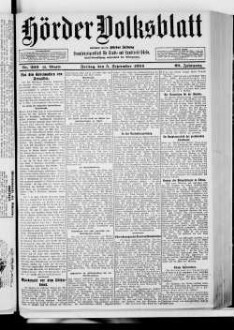 Hörder Volksblatt. 1884-1934