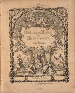 Lieder eines Malers mit Randzeichnungen seiner Freunde