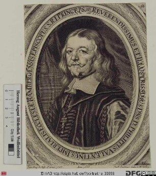 Bildnis Philipp Valentin (Voit von Rieneck), 1653-72 Fürstbischof von Bamberg