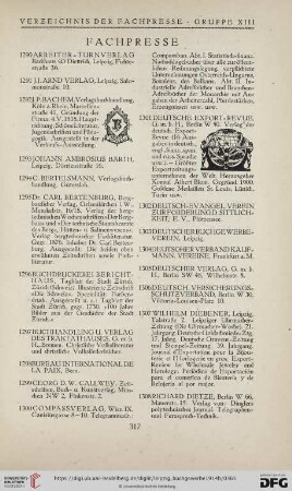 Fachpresse (Nr. 1290 - 1447)