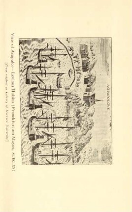 [Aqvapolqve] View of Acapulco - Levinus Hulsius