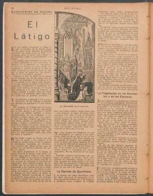 El Látigo : Costumbres de antaño