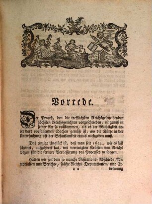 Johann Stephan Pütters Königl. Großbritannischen Churf. Braunschw. Lüneb. Hofraths und ordentlichen Lehrers des Staatsrechts zu Göttingen Versuch einiger näheren Erläuterungen des Processes beyder höchsten Reichsgerichte : in einer Practischen Sammlung ganz neuer Cammergerichts- und Reichshofraths-Sachen