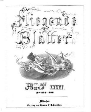Fliegende Blätter. 36 = Nr. 861 - 886. [1862]