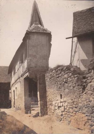 Fachwerkhaus an der Stadtmauer