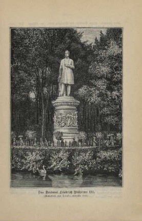 Das Denkmal Friedrich Wilhelms III. ...