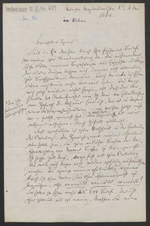Brief an Friedrich Wilhelm Jähns : 04.05.1868