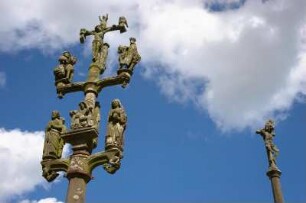 Frankreich. Bretagne. Finistere. Pencran. Enclos Paroissial. Umfriedeter Pfarrhof. Calvaire