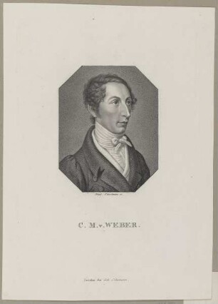 Bildnis des C. M. v. Weber