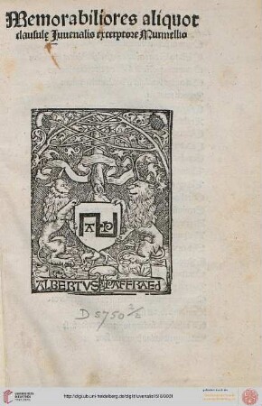 Memorabiliores aliquot clausul[a]e Juvenalis
