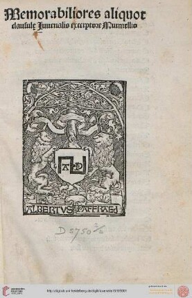 Memorabiliores aliquot clausul[a]e Juvenalis