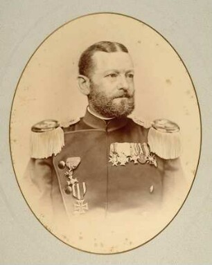 Otto von Niethammer, Oberst und Kommandeur von 1878-1879, Brustbild