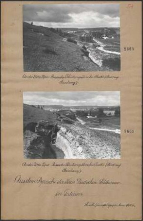 An der Zlota Lipa: Russische Schützengräben bei Chatki. (Blick auf Brzezany)