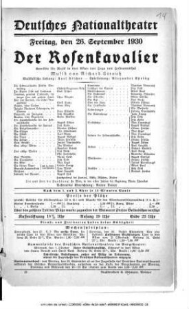 Der Rosenkavalier