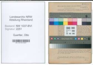 Entnazifizierung Otto Guertler , geb. 05.10.1895 (Kaufm.Angestellter)
