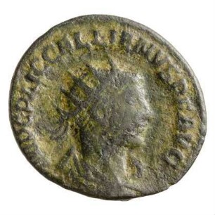 Münze, Antoninian, 258 - 259 n. Chr.