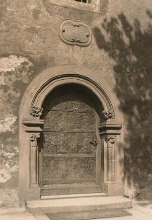 Stadtkirche Tharandt : Westliches Hauptportal