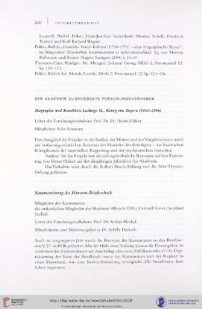 Kommentierung des Hamann-Briefwechsels
