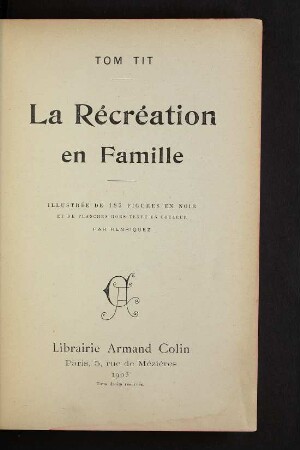 La Recréation en famille