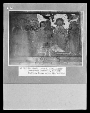 Thronende Madonna