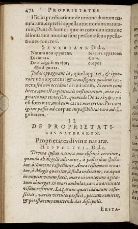 II. De Proprietatibus Naturarum