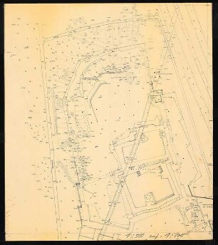 Freibad Merheimer Heide, Köln: Lageplan mit Gartenplan 1:500