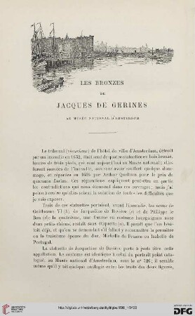 3. Pér. 15.1896: Les bronzes de Jacques de Gerines au Musée National d'Amsterdam